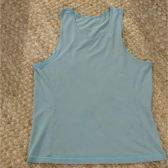 lululemon athletica Other - Lululemon Men’s “Stretch Your Head” Tank Top in Light Blue